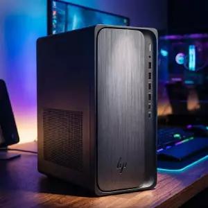 HP 옴니데스크 M03-0038KR RTX5060 인텔 AI U5-225  D5 16GB 1TB 윈도우11홈 듀얼모니터 미니타워 사무 업