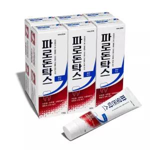 파로돈탁스 쿨링민트 충치예방 구취제거 코스트코 치약 100g 6개