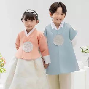 [ 금동이한복 ] 고급 남아 여아 유아 돌잔치 어린이 아기 전통 생활 커플 주니어 남매 유치원 어린이집 아동 한복