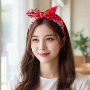 페이즐리 반다나 리본 머리띠 헤어밴드 축구 페이즐리 초등학교 ...