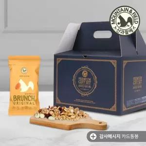 [산과들에] 그래놀라하루견과 브런치오리지널 100봉 선물세트 (+감사메시지카드동봉..[36109398]