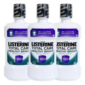 [제이큐]리스테린 토탈케어 헬씨브라이트 750ml X 3개