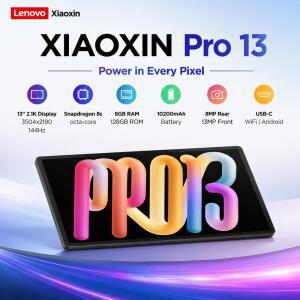 레노버 정품 샤오신 패드 프로 13인치 144Hz 3.5K 스크린 TB376FC 스냅드래곤 8s 128GB 256GB 롬 10200mAh 배터리 태블릿 PC