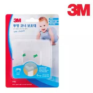 티앤 3M 유아안전 투명 코너 보호대 가구모서리 유치원안전용품 책상모서리