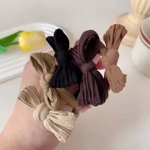 짱짱한 리본 머리끈 머리 고무줄 헤어끈 5p