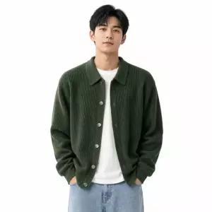남성 하찌 카라넥 니트 아우터 자켓 DMC-CA-QCC935