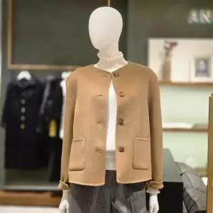 [앤클라인]2621J0922_노카라 울캐시 자켓