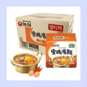 농심 안성탕면 125g 40개 한박스 대용량 업소용 탕비실 box 40입 40봉