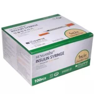 주사기 1cc 30G 13mm 성심 혈당 간병 가정간호 병원 반려견 부모님 일회용 셀프