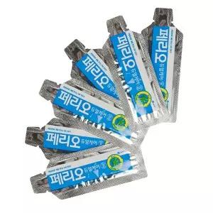 (LG생활건강) 페리오 알파 듀얼케어 일회용 치약 4g 파우치 1000개입