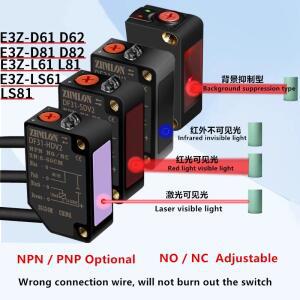 24V 적외선 레이저 확산 반사 광전 스위치는 E3Z-D61 D81 D82 L61 L81 근접 센서를 대체할 수 있습니다.