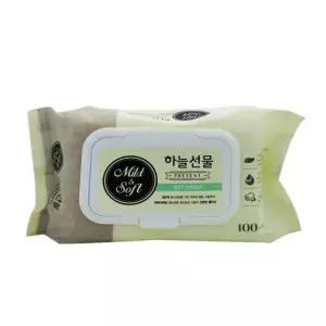 100매 아기물티슈 물티슈100매 하늘선물 물티슈 캡형물티슈 캡형