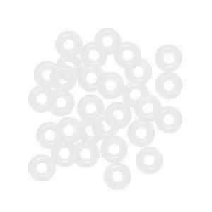 호환  Uxcell 흰색 실리콘 링 개스킷 커피 머신용 실리콘 O링 5mm OD 2mm 내경 1.5mm 너비 VMQ 도장 개스킷