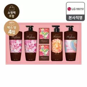 [26년 추석 선물세트] 샴푸&바디 퍼퓸컬렉션x4개(한박스)