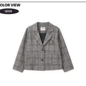 [레노마키즈]여아체크테일러자켓 R2431J057-1_KG