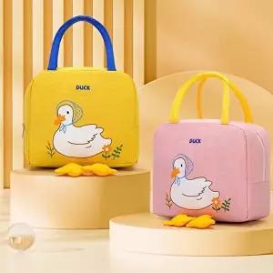오리 도시락가방 보온보냉 직장인 가방소풍 런치백-WFHDJOZ