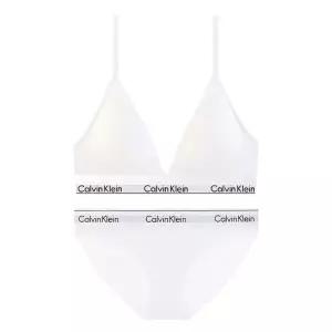 [캘빈클라인 언더웨어] CK 여성 브라렛+팬티 세트 QF5650+F3787 WHITE