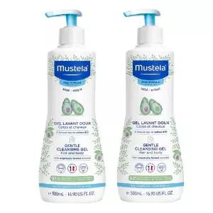 무스텔라 젠틀 클렌징 젤 500ml 2개 바디샴푸