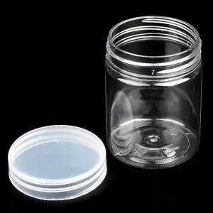원형통 4.8cm/100ml 투명 수납 케이스 플라스틱 보관함
