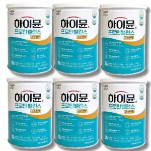 [건강나라] 하이뮨 프로틴 밸런스 고소한맛 304g 6통