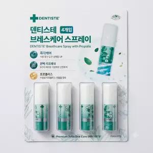 덴티스테 브레스 스프레이 15ml x 4개