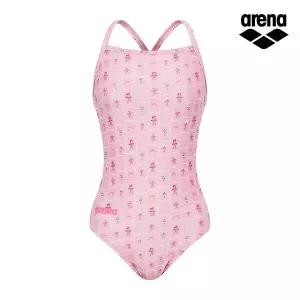 [모다아울렛][아레나]플라워퍼즐 크로스 스트랩백 A5FL1PL44COR