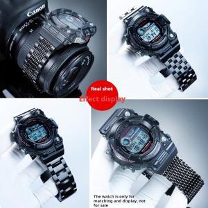 카시오 호환용 G-SHOCK GWF-1000-1JF 5세대 프로그맨 개조용 스테인리스 스틸 시계 호환용 호환용줄 용 솔