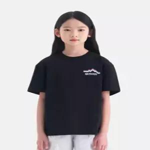 [아웃도어프로덕츠 키즈]에센셜 파노라마 반팔티셔츠 (블랙) OD262ISS04_BLK
