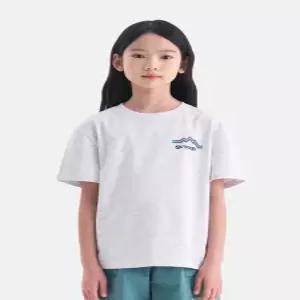 [아웃도어프로덕츠 키즈]에센셜 파노라마 반팔티셔츠 (멜란지 화이트) OD262ISS04_MWH