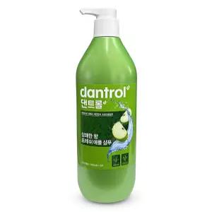 생활 댄트롤 프레쉬 두피스케일링 애플 비듬 영양 샴푸 린스 겸용 820ml 서치A1