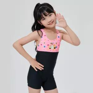 아레나 해피데이 아동 3부 반신 레이서백 A4SG1GL02BLK 4074006