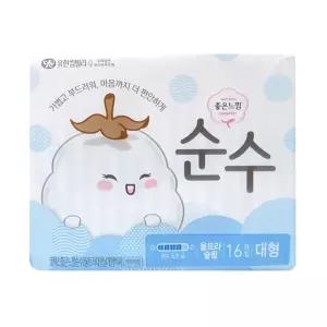 좋은느낌 순수 울트라슬림 날개 대형 16P x 4개