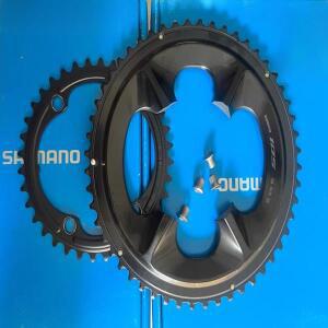 시마노 105 R7100 Di2 12단 크랭크셋 50-34T 52-36T/34T/36T /50T 로드 바이크 체인링 듀얼