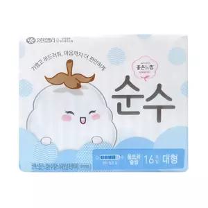 좋은느낌 순수 울트라슬림 날개 대형 16P x 4개