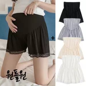 임산부속바지 복대형 레이스 여름 임부속옷 반바지 레깅스