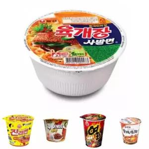 농심 육개장사발면 86gx24컵/등산용컵라면/맛있는야식/맛있는컵라면/야식라면/야식컵라면/여행용컵라면