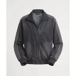ADIDAS 데님 파이어버드 트랙탑 - 블랙 / KD1516