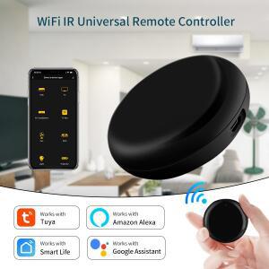 Tuya WiFi IR 원격 제어 스마트 홈 에어컨 용 범용 적외선 컨트롤러는 Alexa Google 홈과 함께 작동합니다.