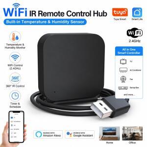 에어컨 TV용 Tuya WiFi IR 리모컨, Alexa, Google Home Yandex용 스마트 홈 적외선 범용