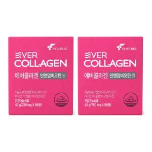 에버콜라겐 인앤업 비오틴 셀 750mg 56정 2개