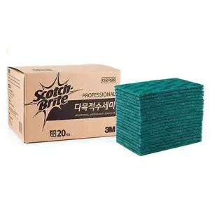 3M 다목적 수세미 일반 용기용 AL345 1팩 20개입 [BOA44378]
