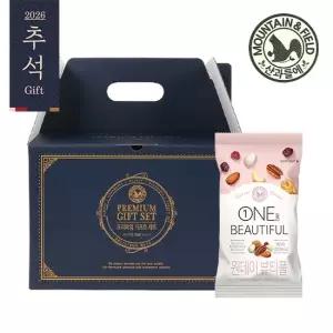 맛있는家 원데이뷰티풀 100입 선물세트+메시지카드 한줌견과 추석 명절 선물