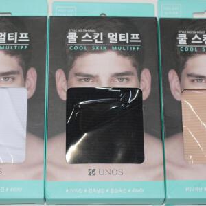 우노스 쿨 스킨 멀티프 / 목 토시 / 넥 워머 / 마스크 / 자외선 차단 / 냉감 소재 / 파크 골프