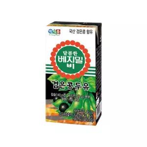 베지밀 달콤한 B 비) 검은콩 두유 190mlx80팩