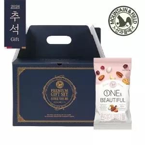 원데이뷰티풀 100입 선물세트+메시지카드 한줌견과 추석 명절 선물