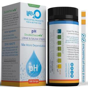 여성 남성 및 를 위한 소변 타액 PH 검사 스트립 180CT 50배 더 신뢰할 수 있는 균형 검사 알칼리성 산 수치 확인