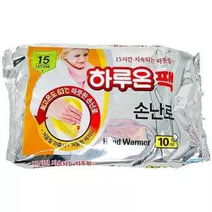 [셀러허브]하루온팩 손난로 핫팩 장시간 지속 대용량 휴대용 따뜻한 팩 80g, 50개 (S51138627)