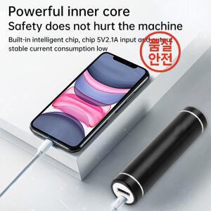 DIY  용접 18650/21700 배터리 알루미늄 키트 5V 2A 타입 C 고속 충전 보관 케이스 박스