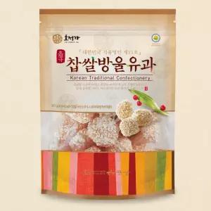 국내산 찹쌀방울유과 한입사이즈 국산쌀조청 전통한과 100g 명절선물