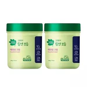 그린핑거 힘센보습 에센셜 크림 500g x 2 유아 고보습 저자극 바디크림 모든피부용
